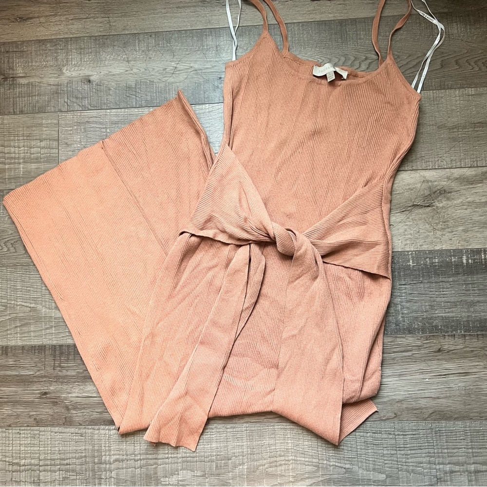 Ribbed fitted dress